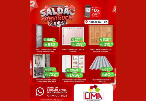 SALDÃO DA CONSTRUÇÃO