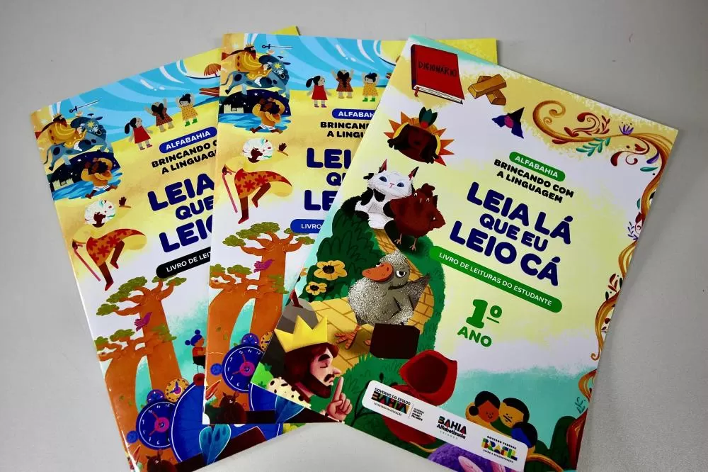 Bahia Alfabetizada: SEC entrega mais de 350 mil livros a municípios baianos
