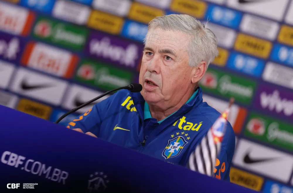 Veja a lista de Carlo Ancelotti para enfrentar Chile e Bolívia
