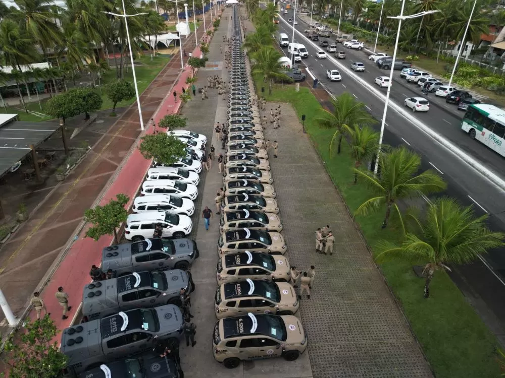 Estado reforça segurança pública com a entrega de 120 novas viaturas