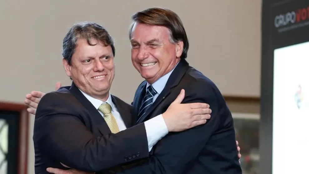Tarcísio de Freitas será apoiado por Bolsonaro em 2026
