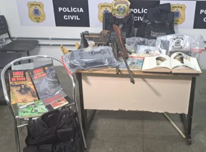 Estrutura de produção de armas para facções é desarticulada na Bahia