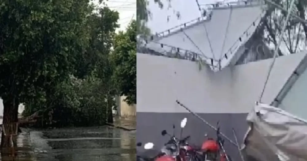 Ventos fortes provocam estragos em cidade do Sudoeste baiano