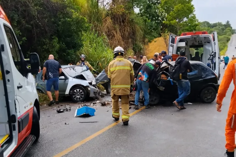Identificadas as vítimas de colisão fatal na BR-486 entre Prado e Itamaraju