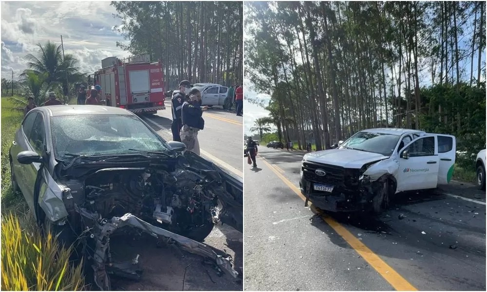Adolescente morre em colisão entre três veículos na BR-367, em Porto Seguro